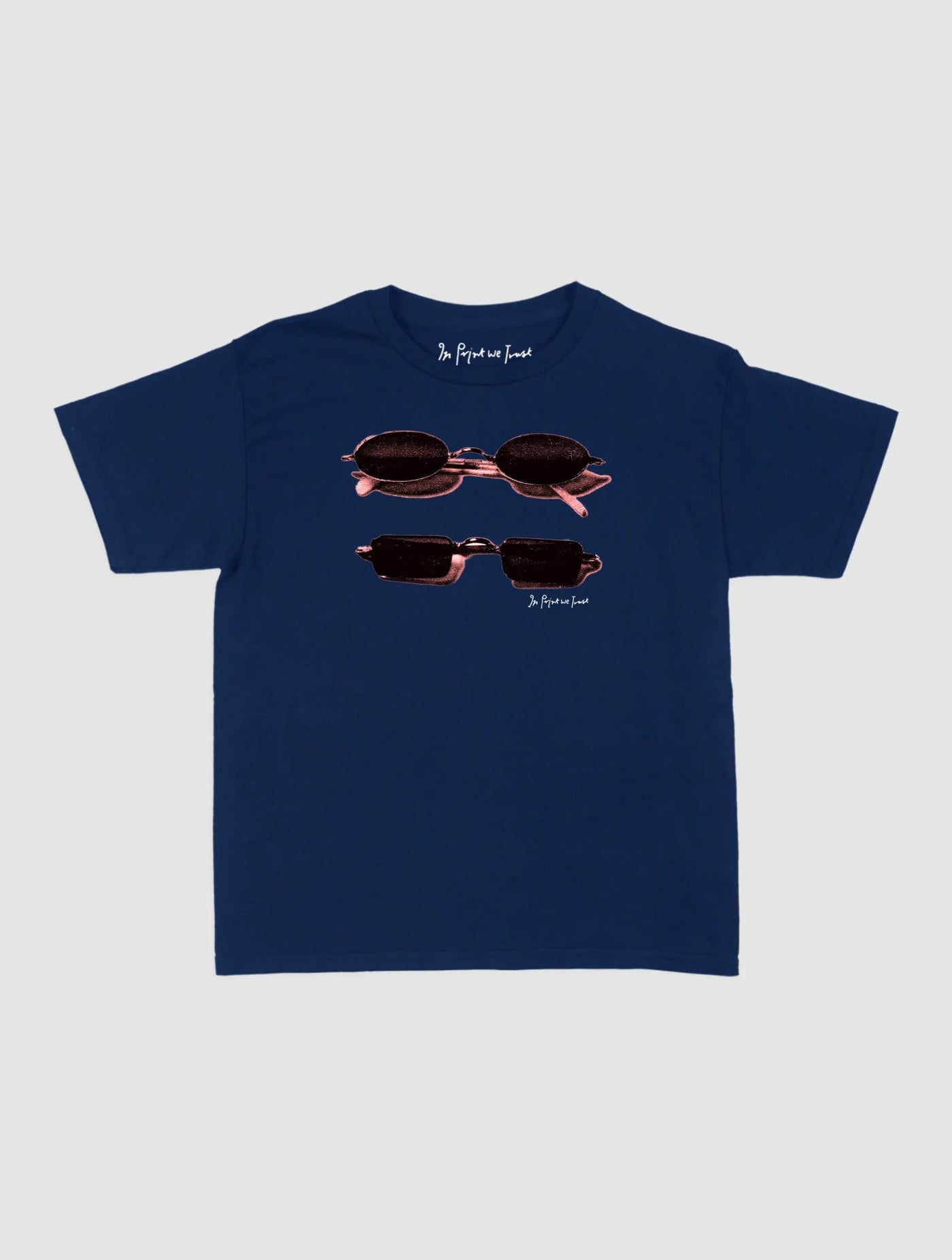 nice shades baby tee - In Print We Trust
