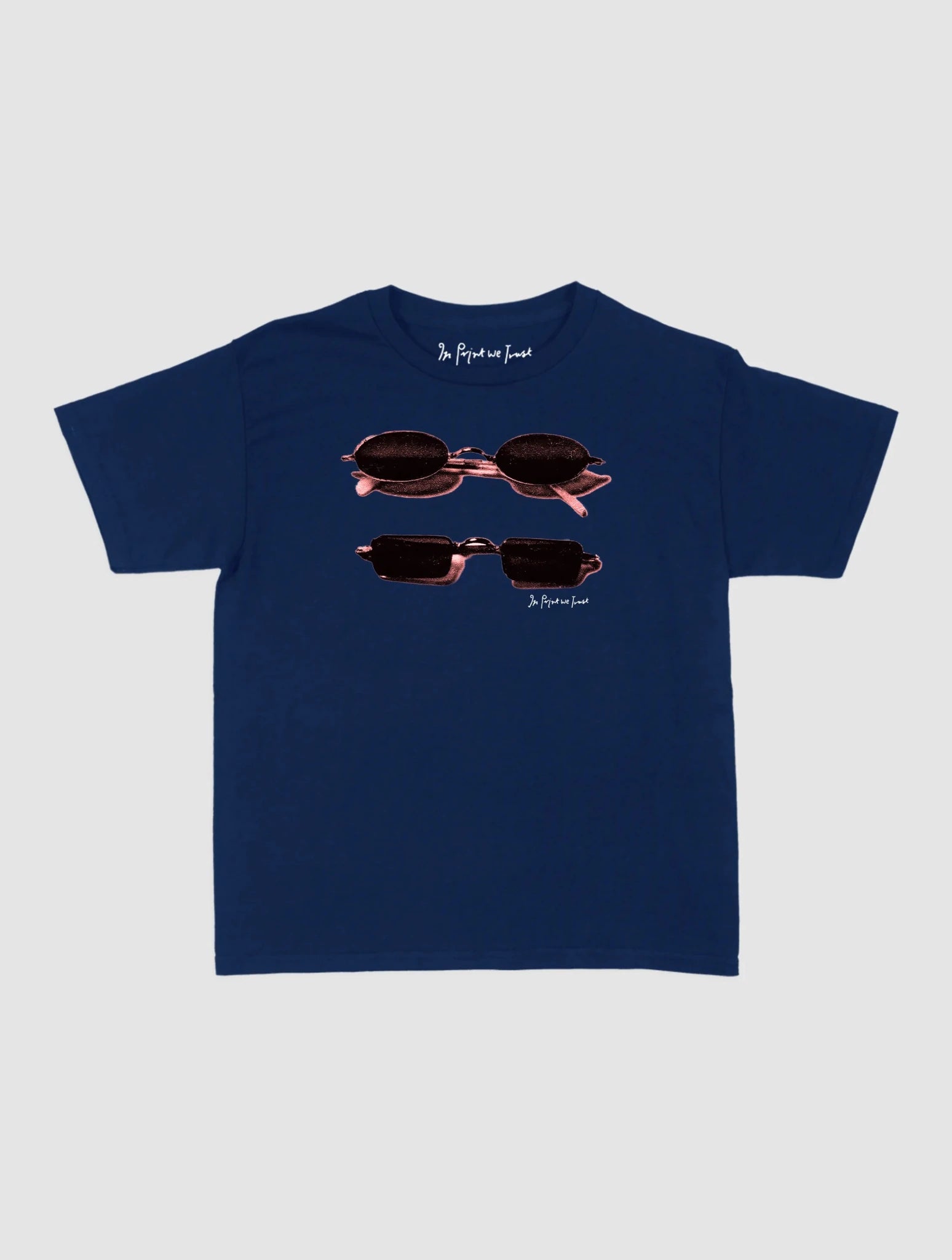 nice shades baby tee - In Print We Trust