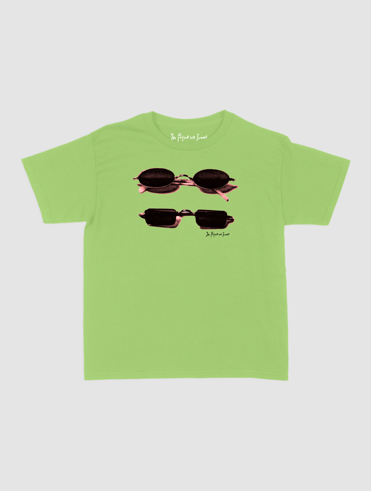 nice shades baby tee - In Print We Trust
