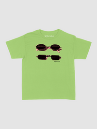nice shades baby tee - In Print We Trust