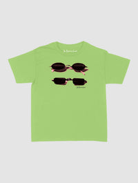nice shades baby tee - In Print We Trust