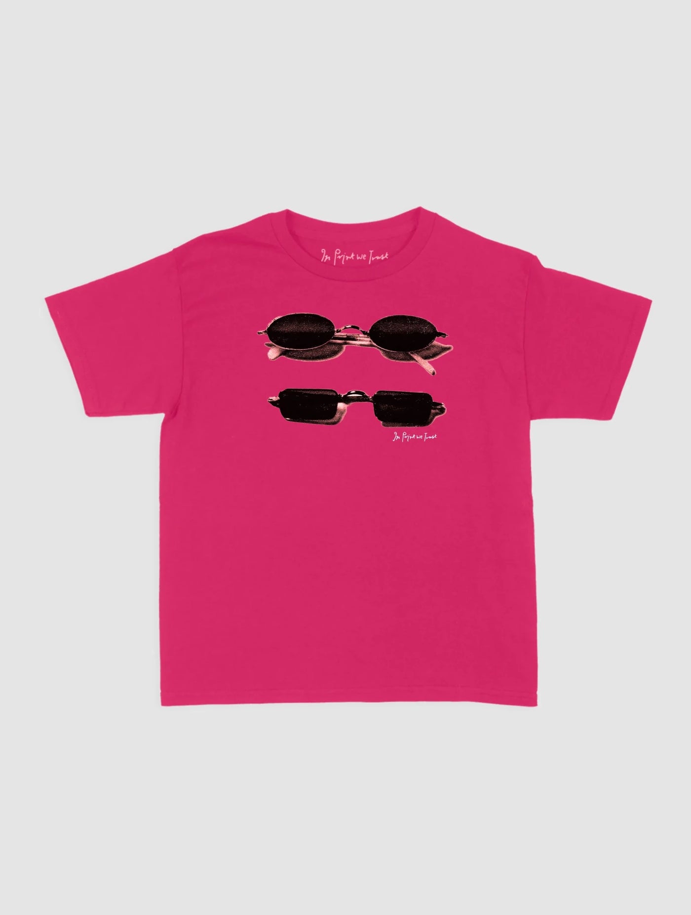 nice shades baby tee - In Print We Trust