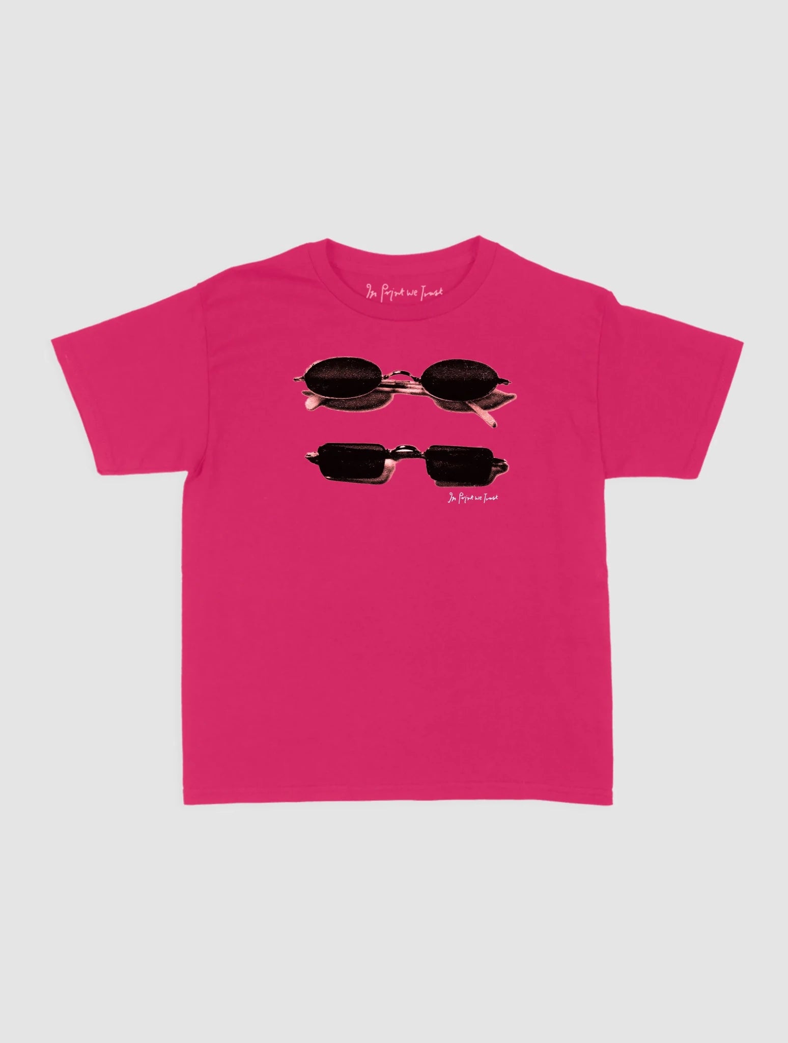 nice shades baby tee - In Print We Trust