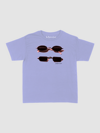 nice shades baby tee - In Print We Trust