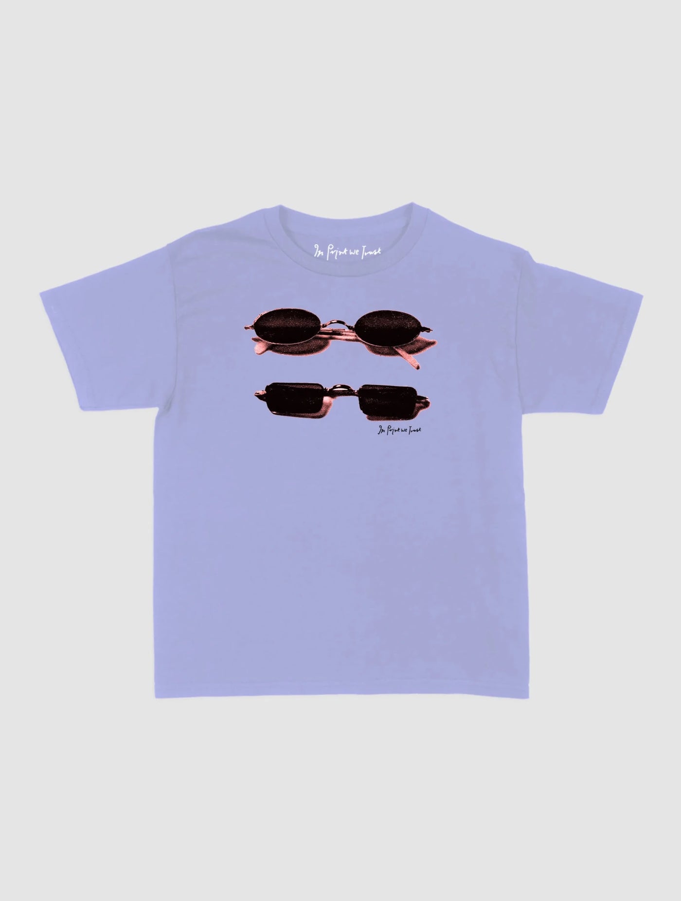 nice shades baby tee - In Print We Trust