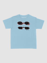 nice shades baby tee - In Print We Trust