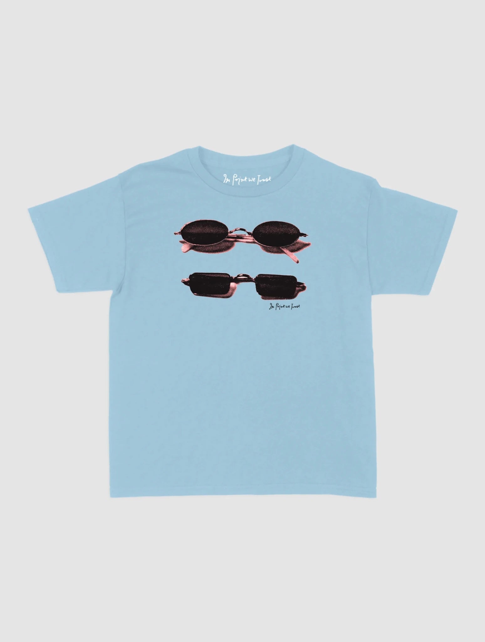 nice shades baby tee - In Print We Trust