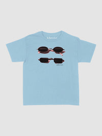 nice shades baby tee - In Print We Trust