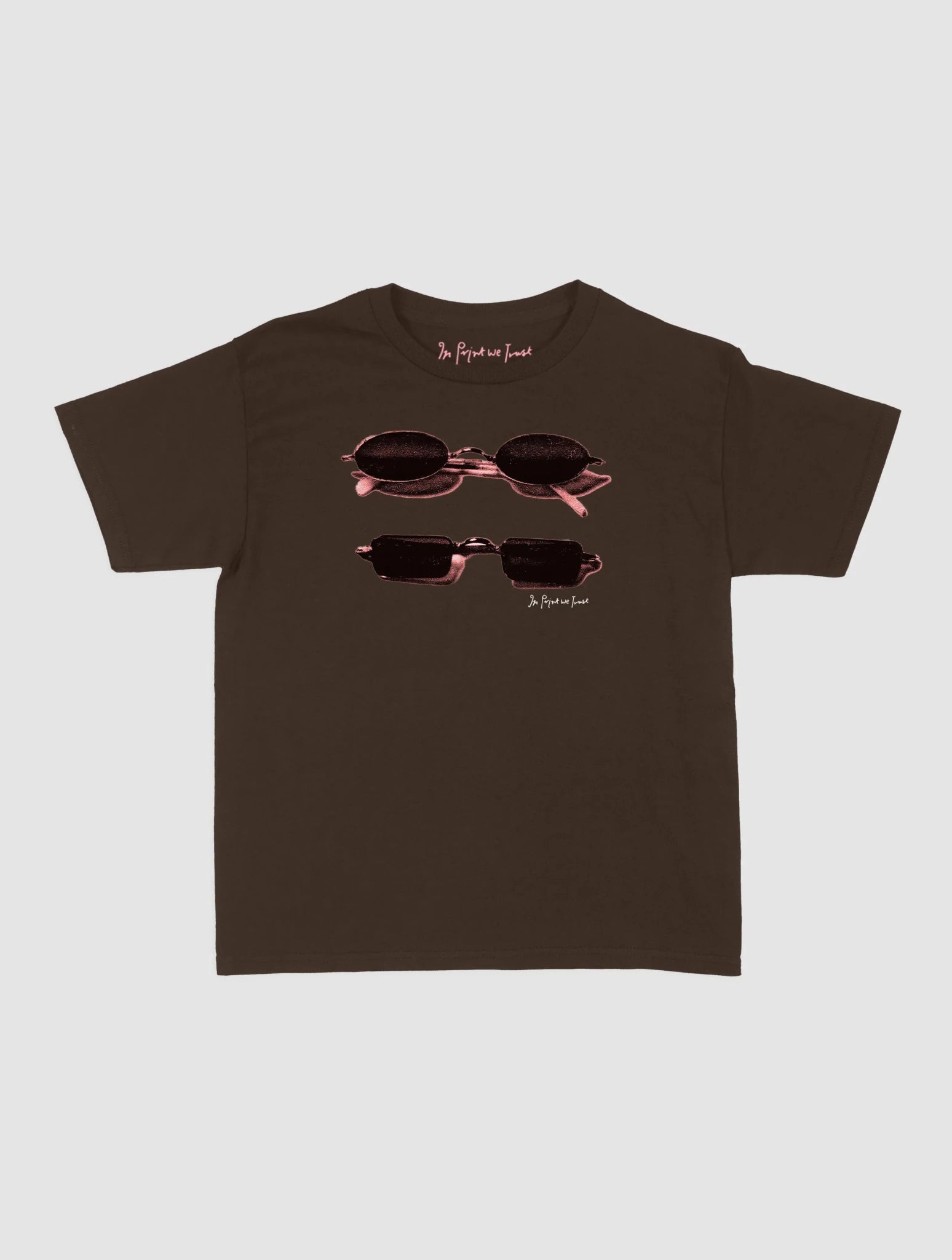 nice shades baby tee - In Print We Trust