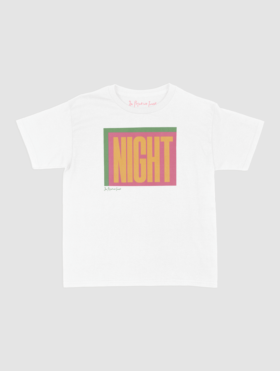 night baby tee - In Print We Trust
