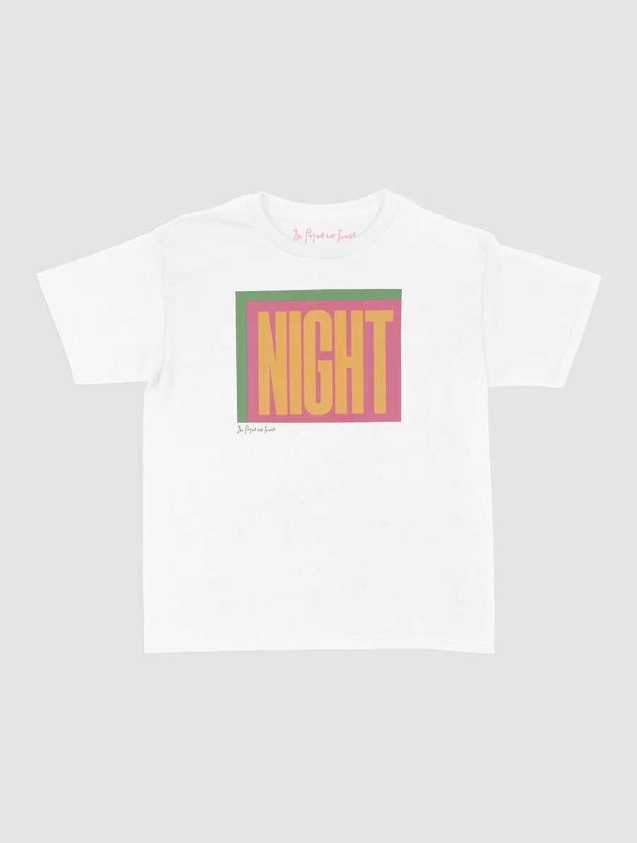 night baby tee - In Print We Trust