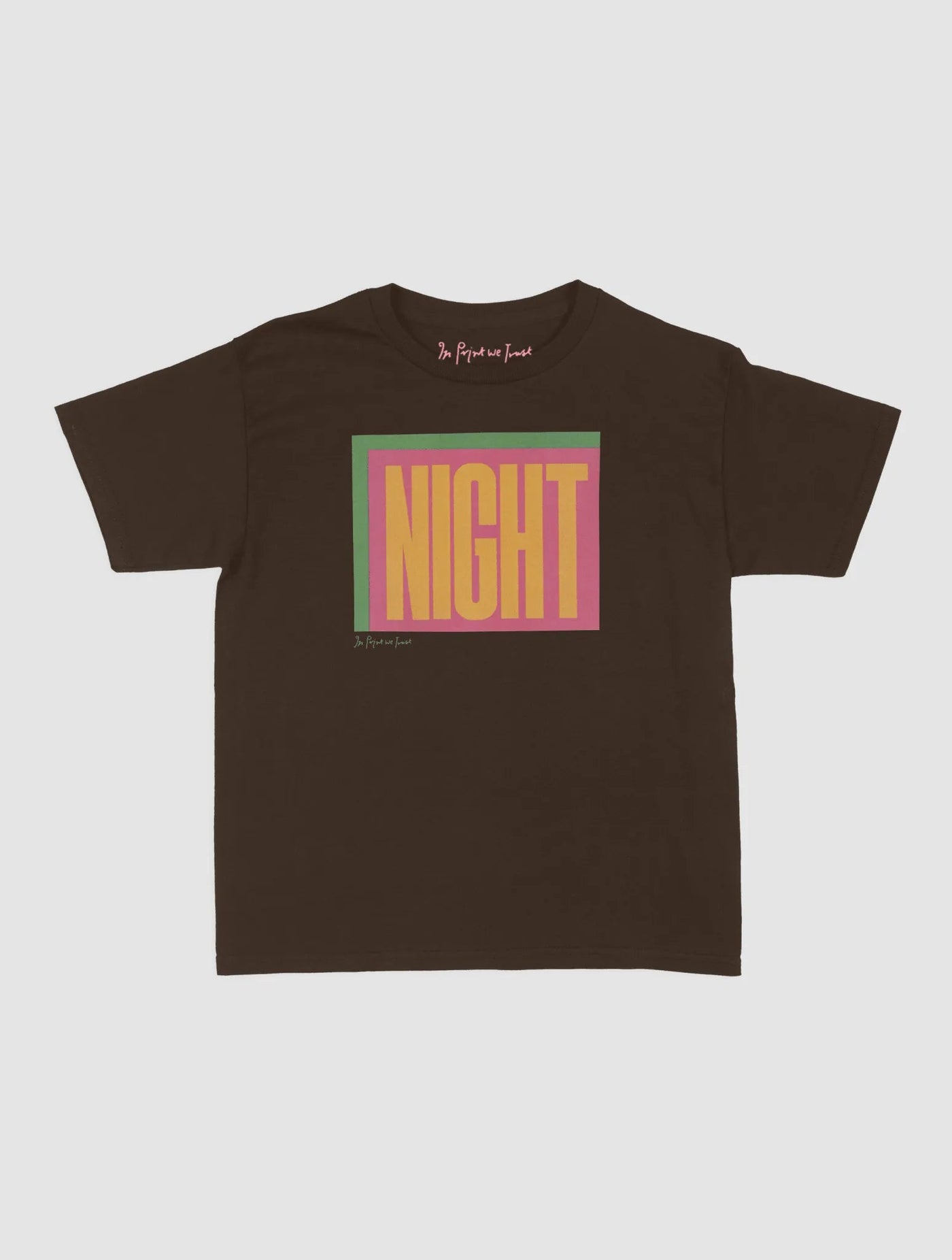 night baby tee - In Print We Trust