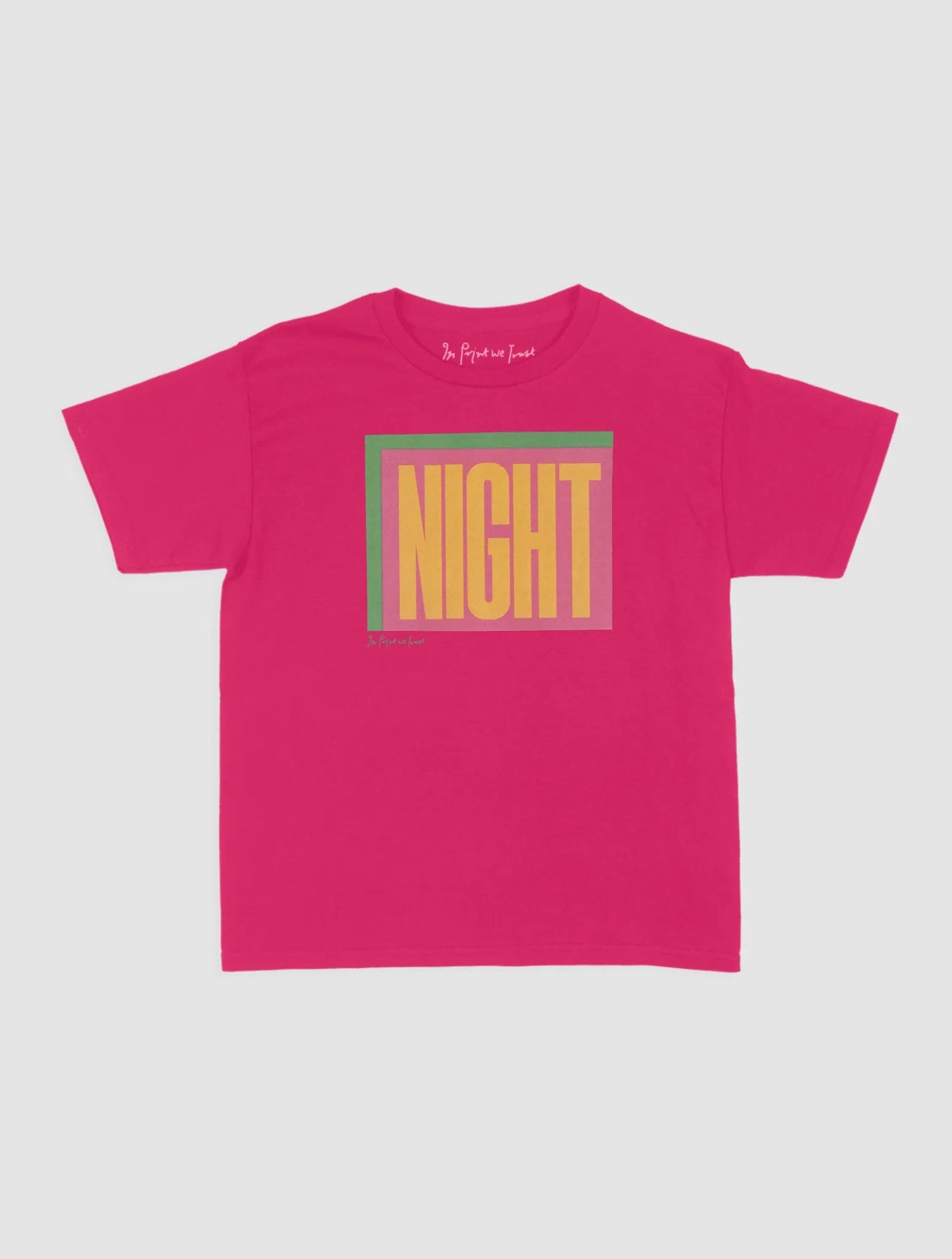 night baby tee - In Print We Trust