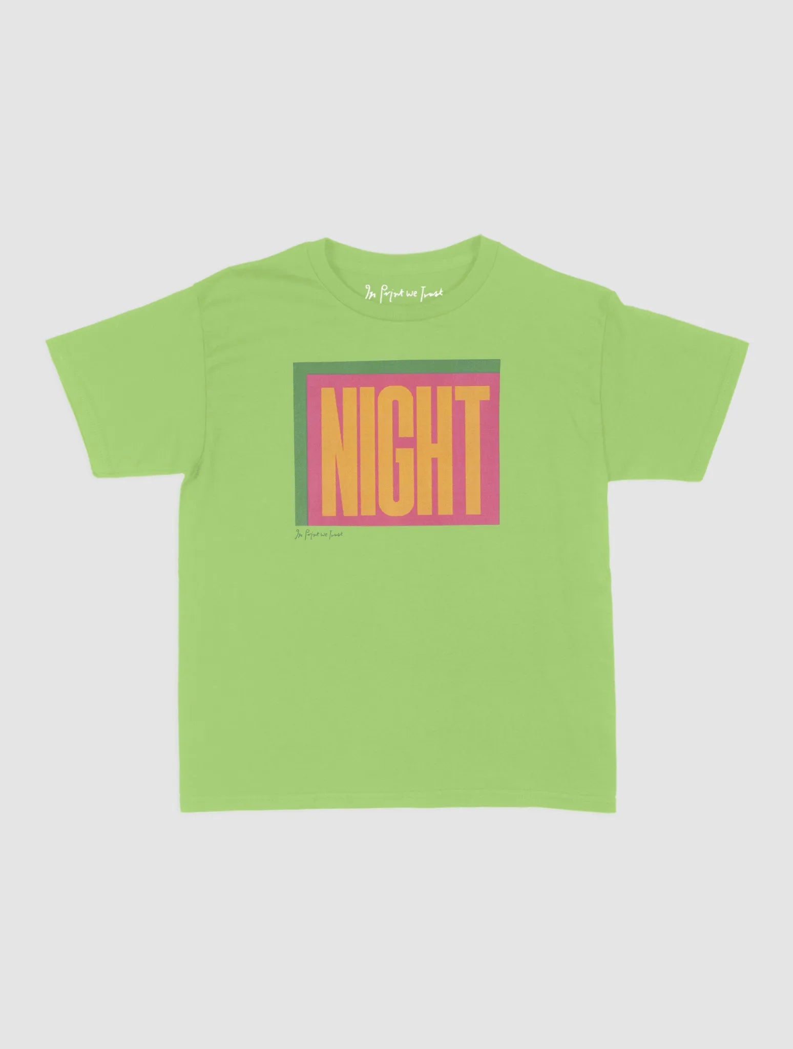 night baby tee - In Print We Trust
