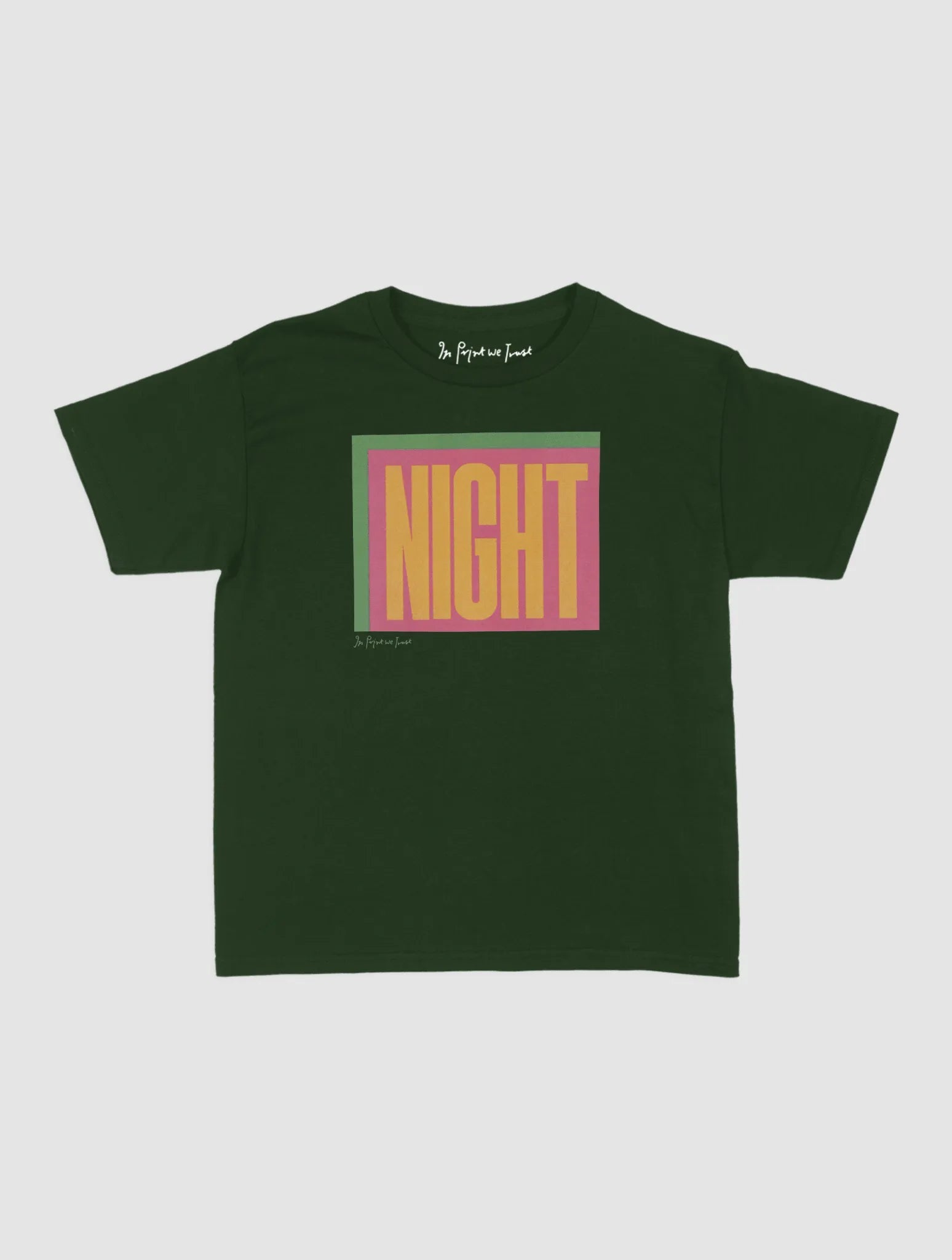 night baby tee - In Print We Trust