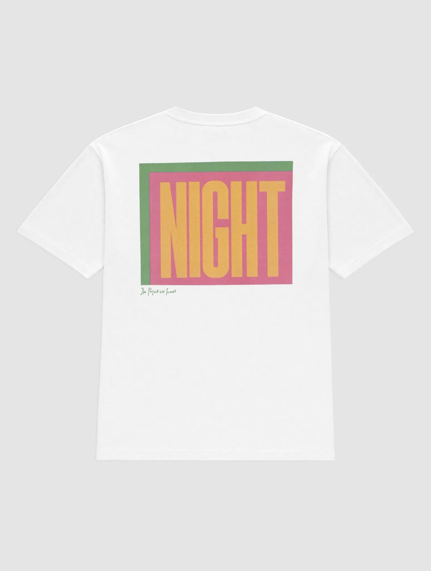 night heavyweight tee - In Print We Trust