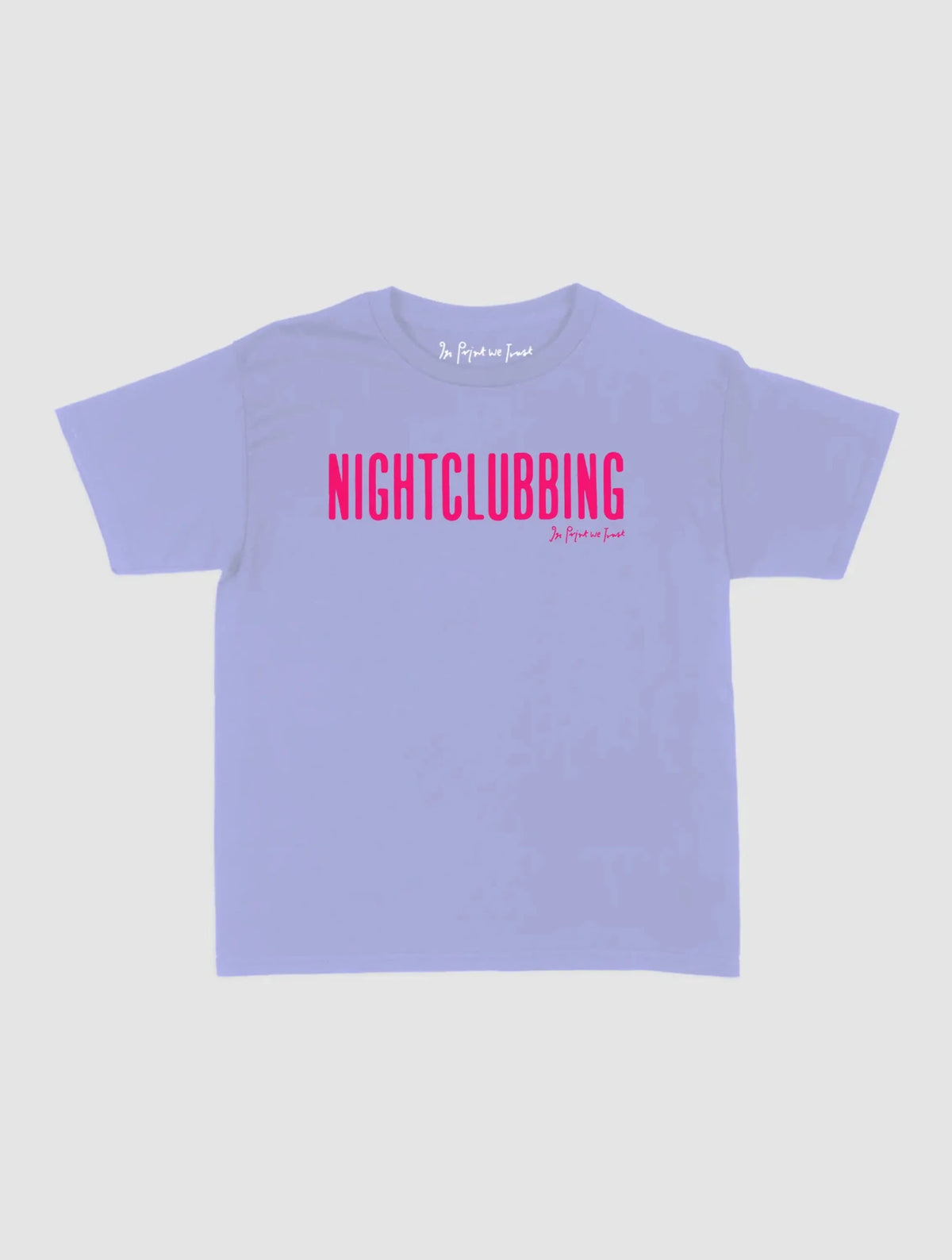 nightclubbing baby tee - In Print We Trust