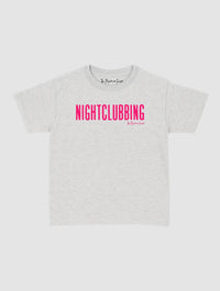 nightclubbing baby tee - In Print We Trust