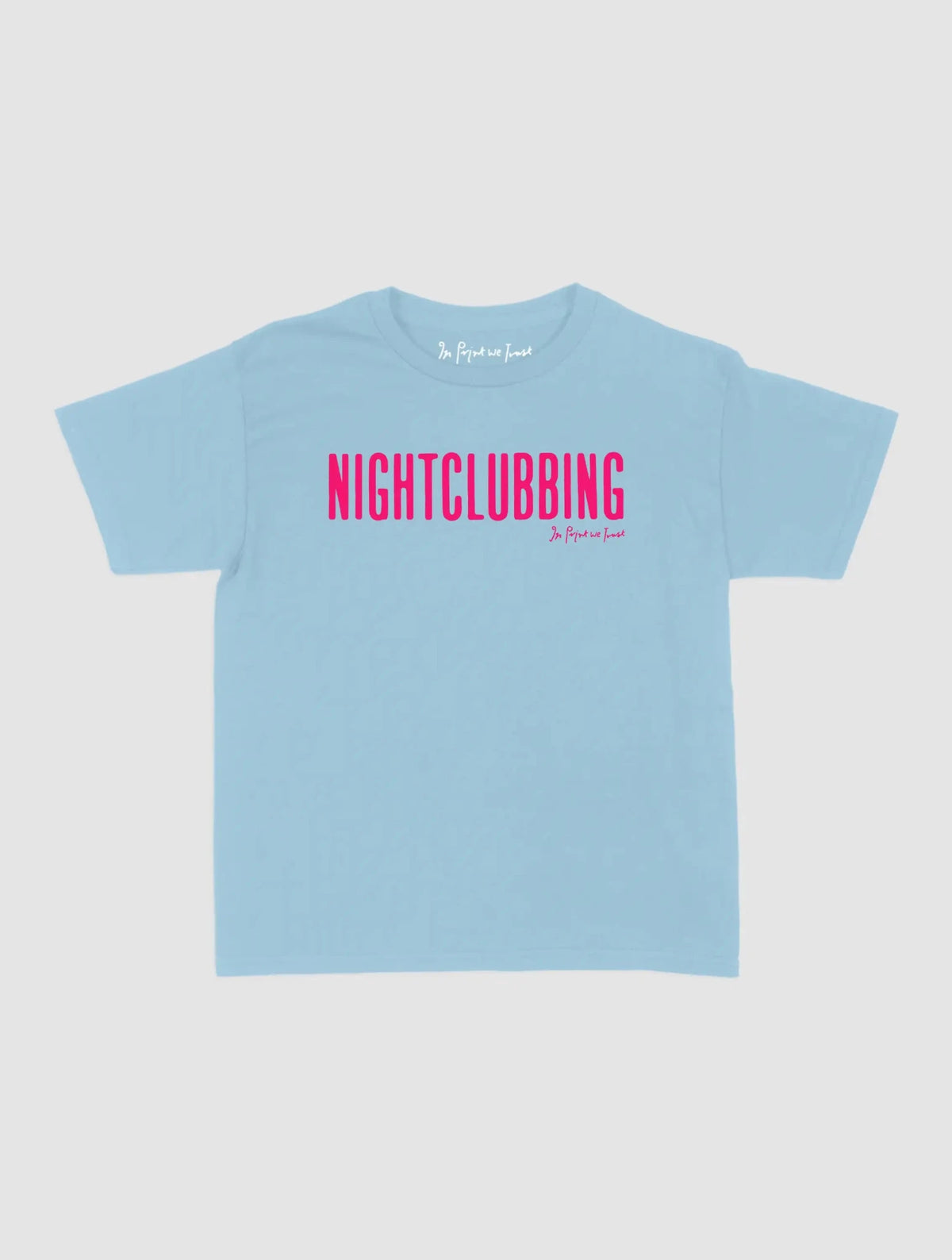 nightclubbing baby tee - In Print We Trust