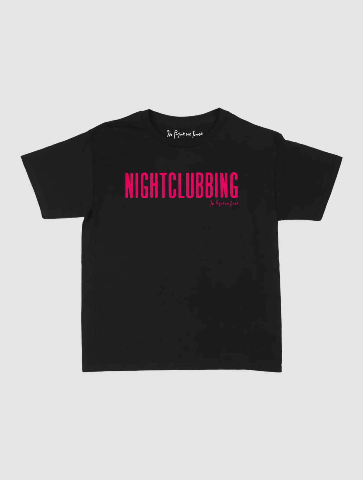 nightclubbing baby tee - In Print We Trust