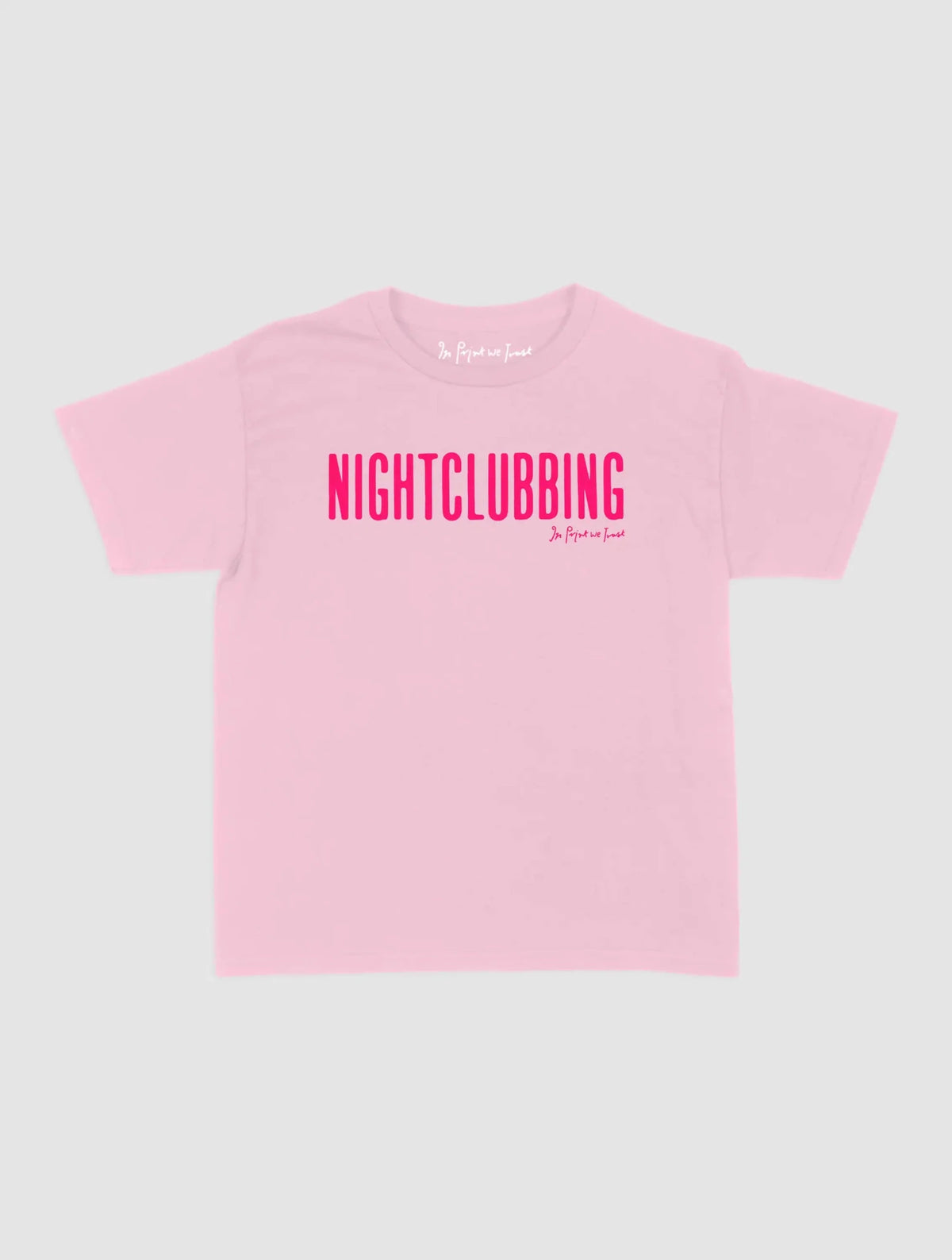 nightclubbing baby tee - In Print We Trust