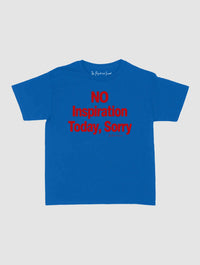 no inspiration today baby tee - In Print We Trust
