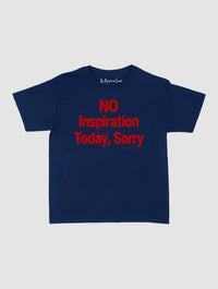 no inspiration today baby tee - In Print We Trust