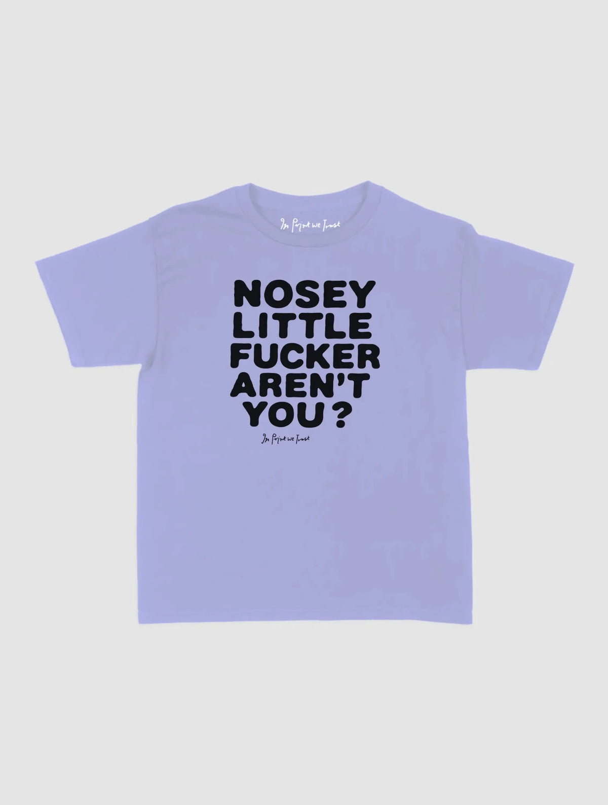 nosey baby tee - In Print We Trust