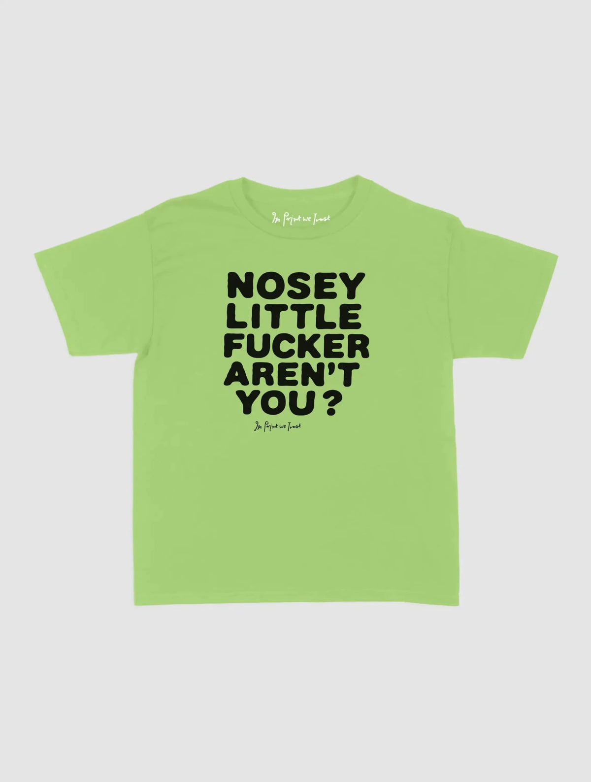 nosey baby tee - In Print We Trust