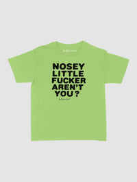nosey baby tee - In Print We Trust