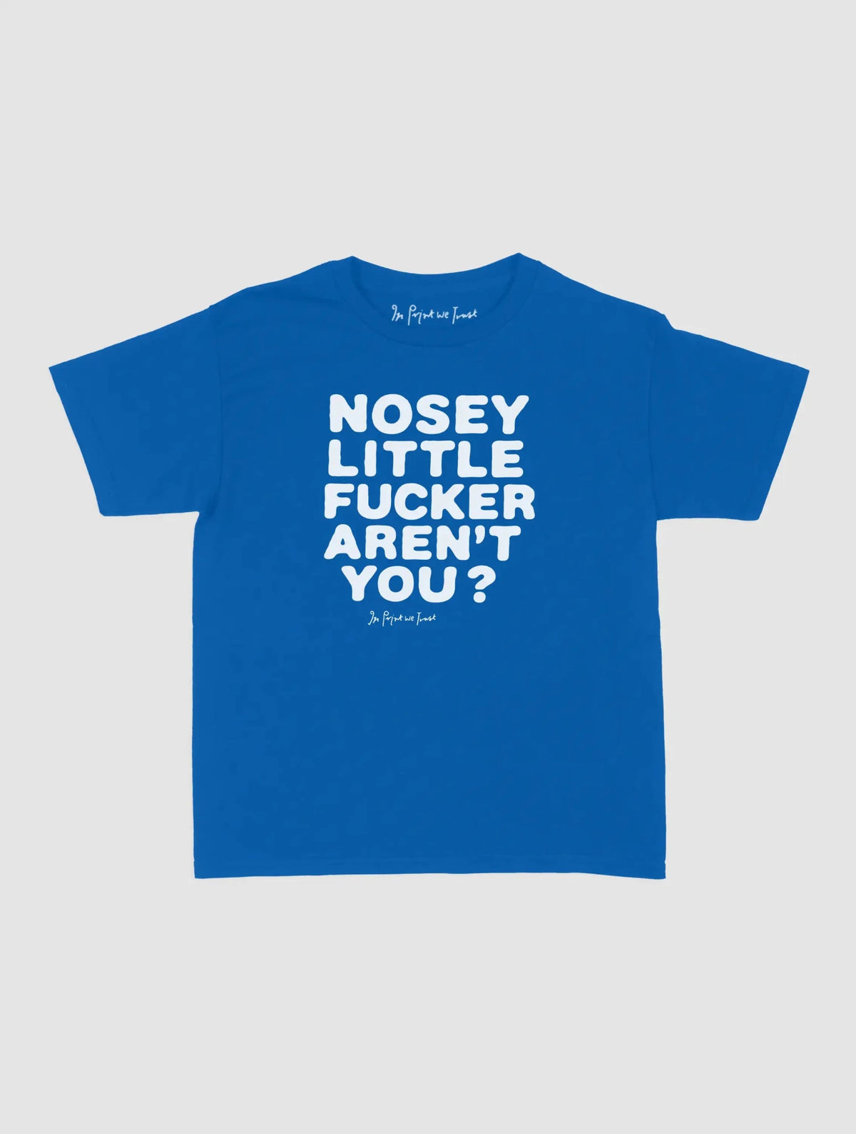nosey baby tee - In Print We Trust