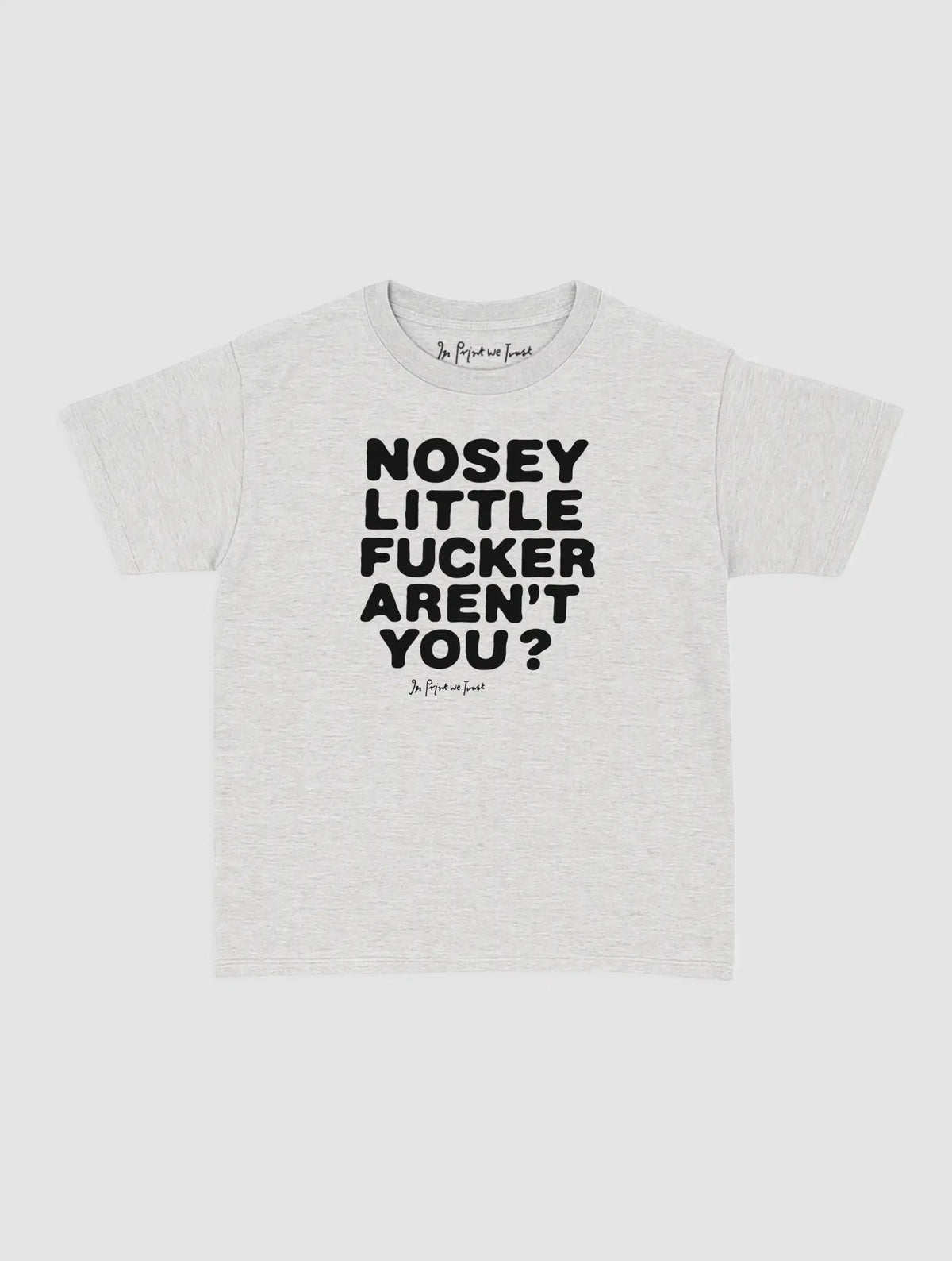 nosey baby tee - In Print We Trust