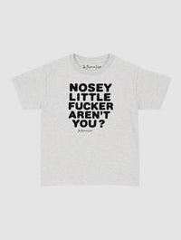 nosey baby tee - In Print We Trust
