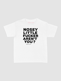 nosey baby tee - In Print We Trust