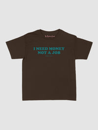 not a job baby tee - In Print We Trust