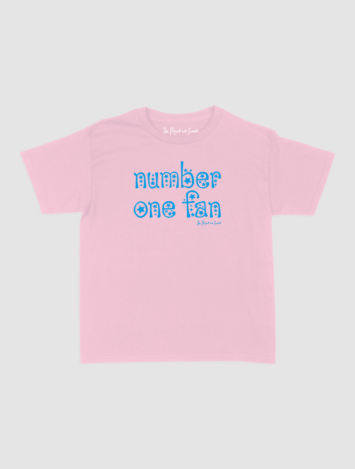 number one fan baby tee - In Print We Trust
