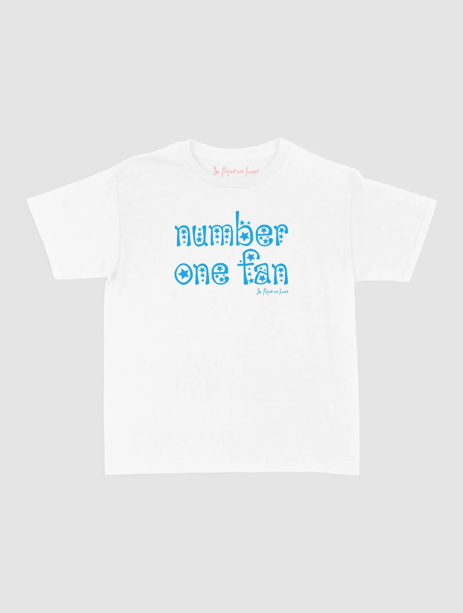 number one fan baby tee - In Print We Trust