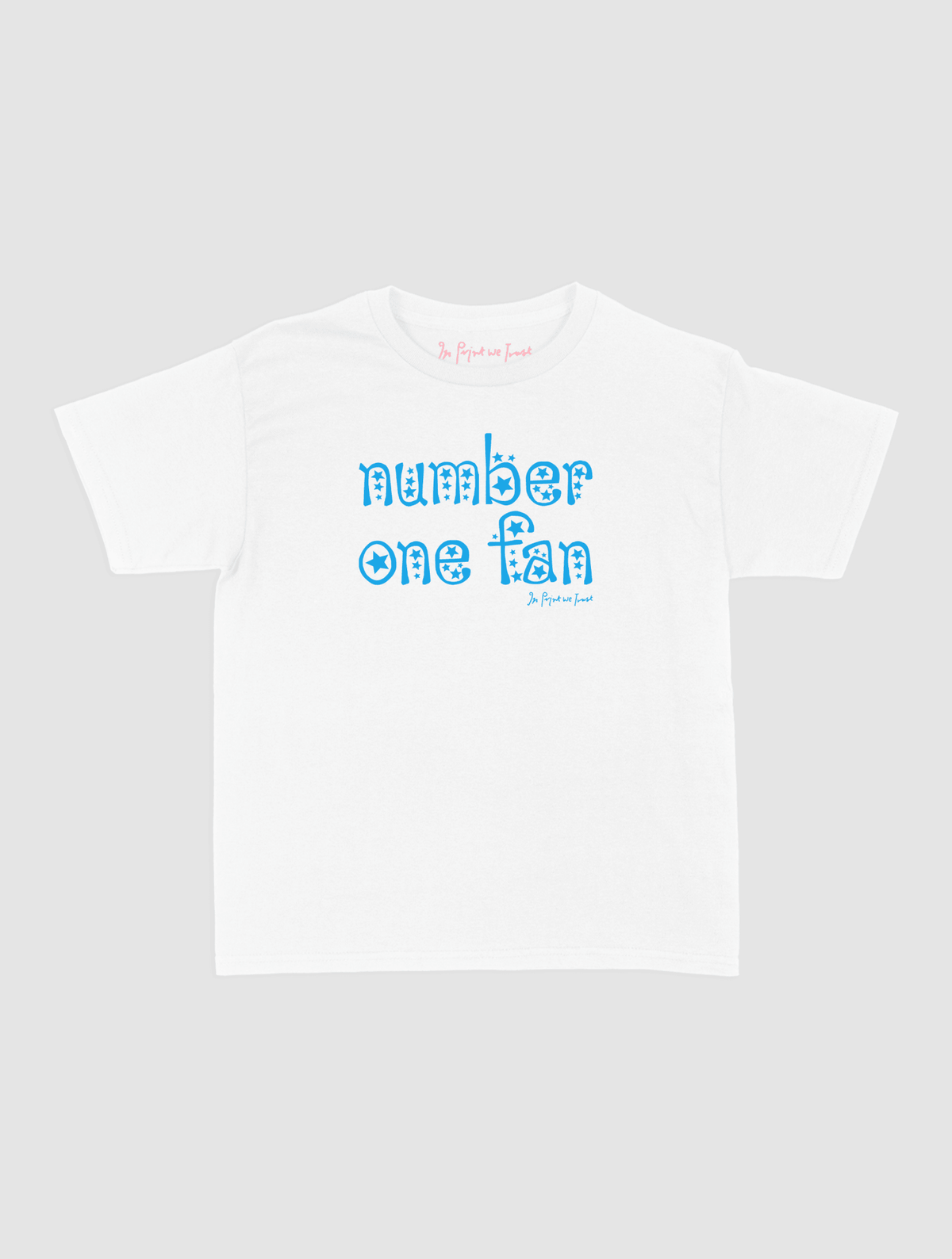 number one fan baby tee - In Print We Trust