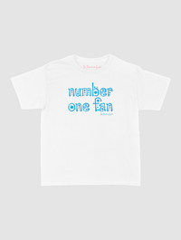 number one fan baby tee - In Print We Trust