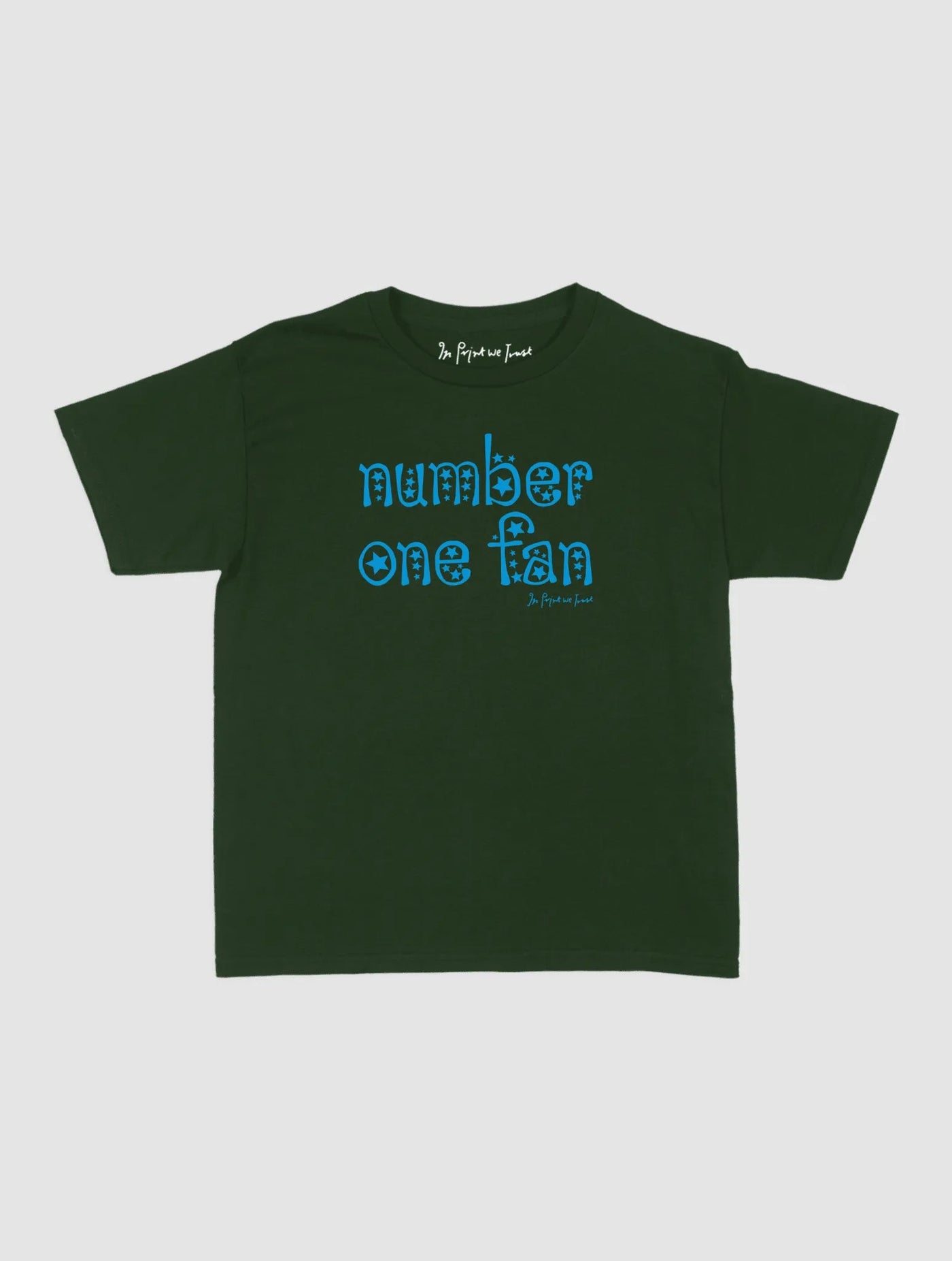 number one fan baby tee - In Print We Trust