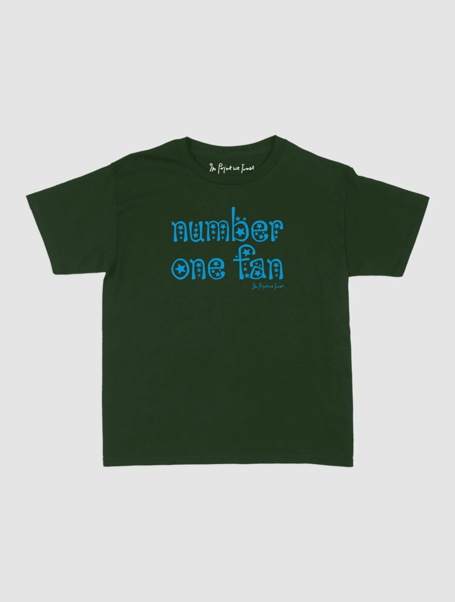 number one fan baby tee - In Print We Trust