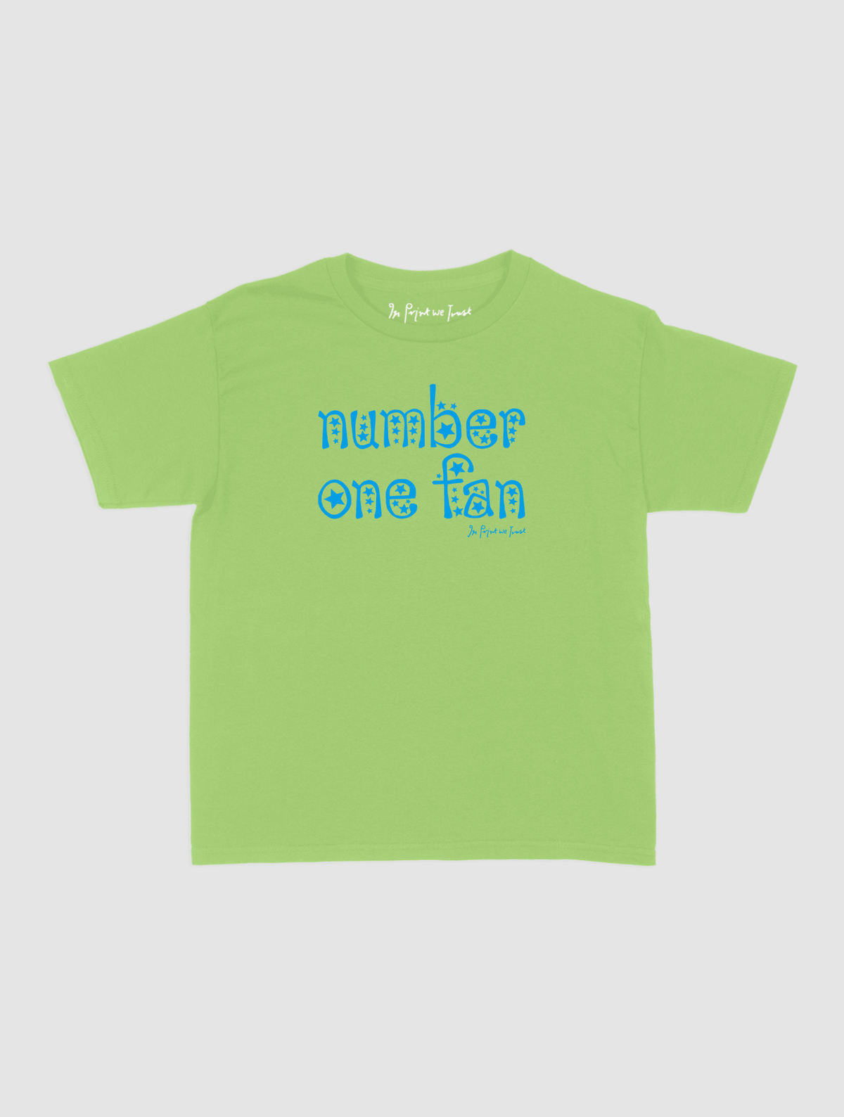 number one fan baby tee - In Print We Trust