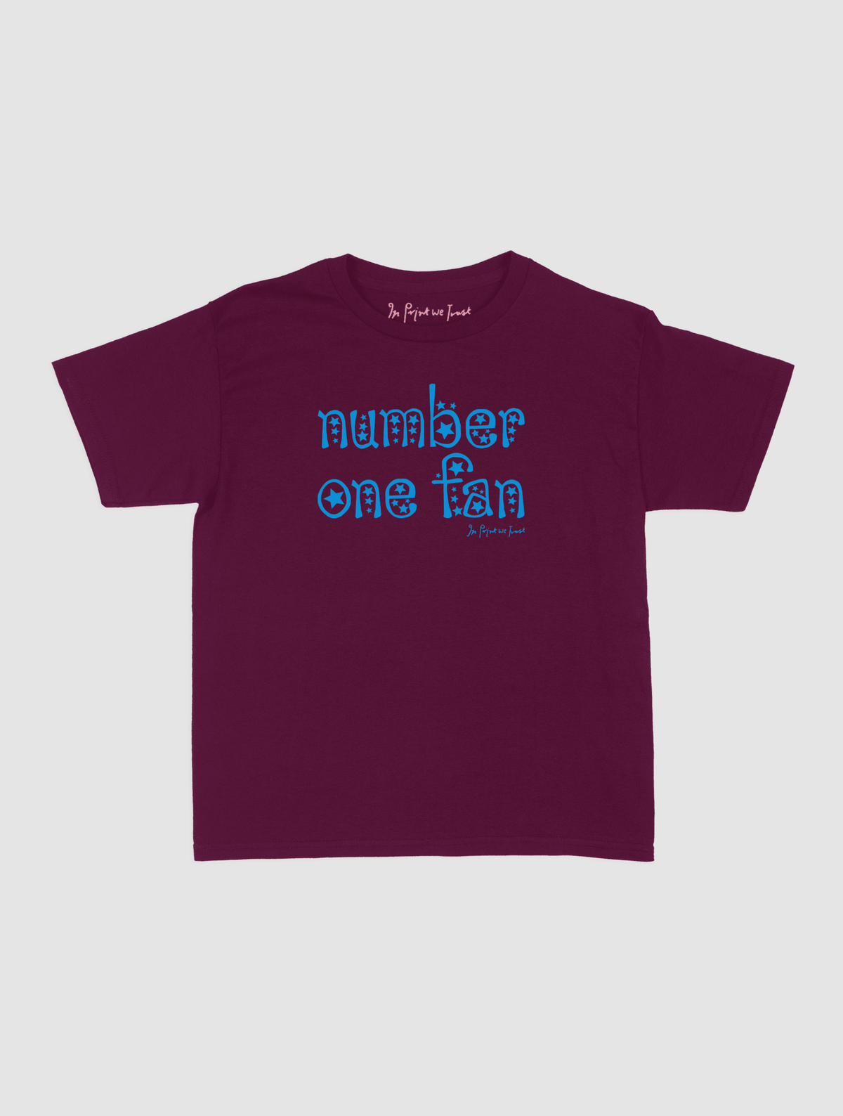 number one fan baby tee - In Print We Trust