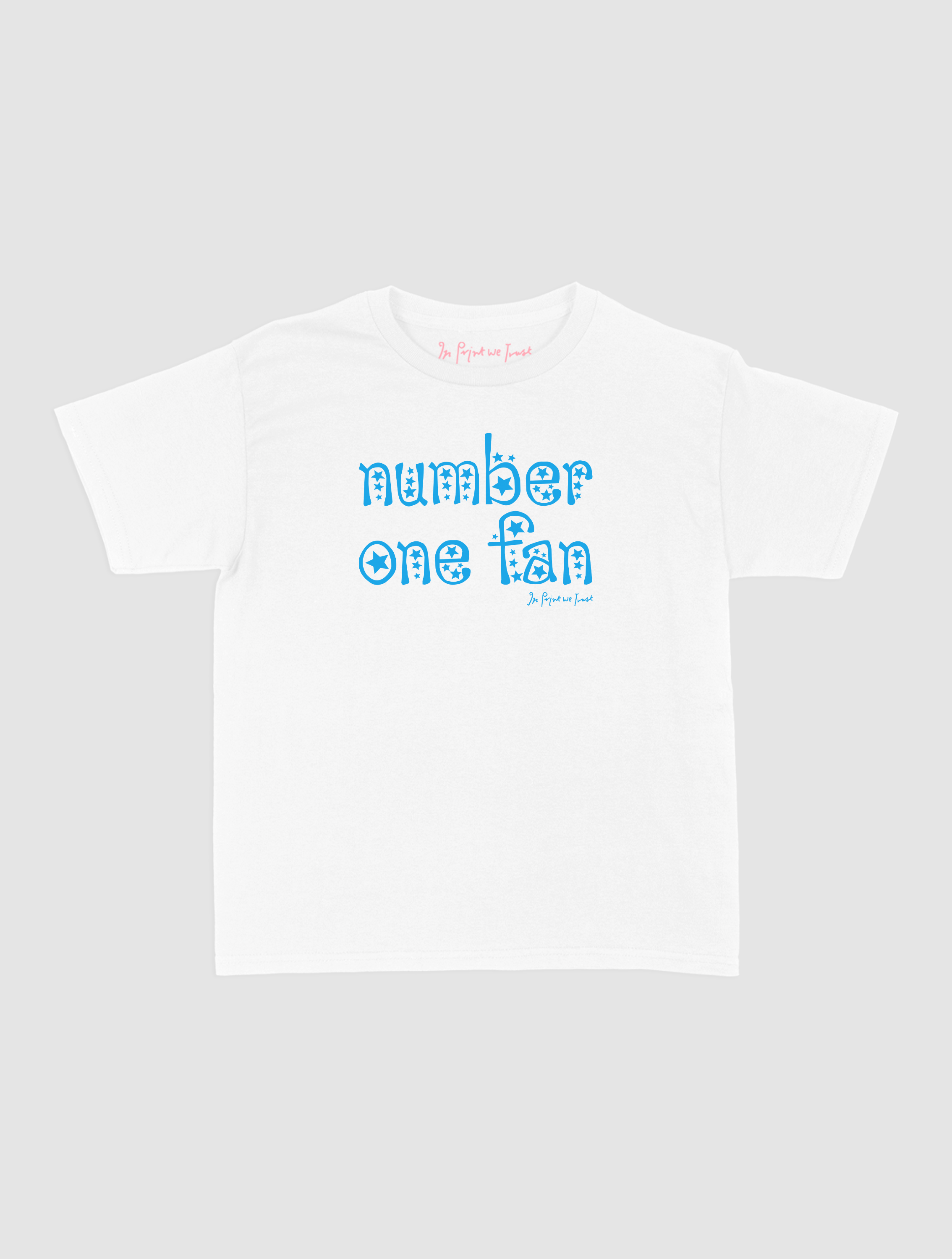 number one fan baby tee