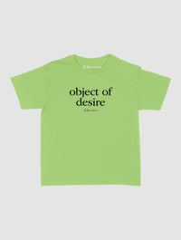 object of desire baby tee - In Print We Trust