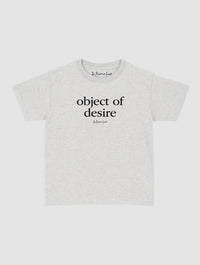 object of desire baby tee - In Print We Trust