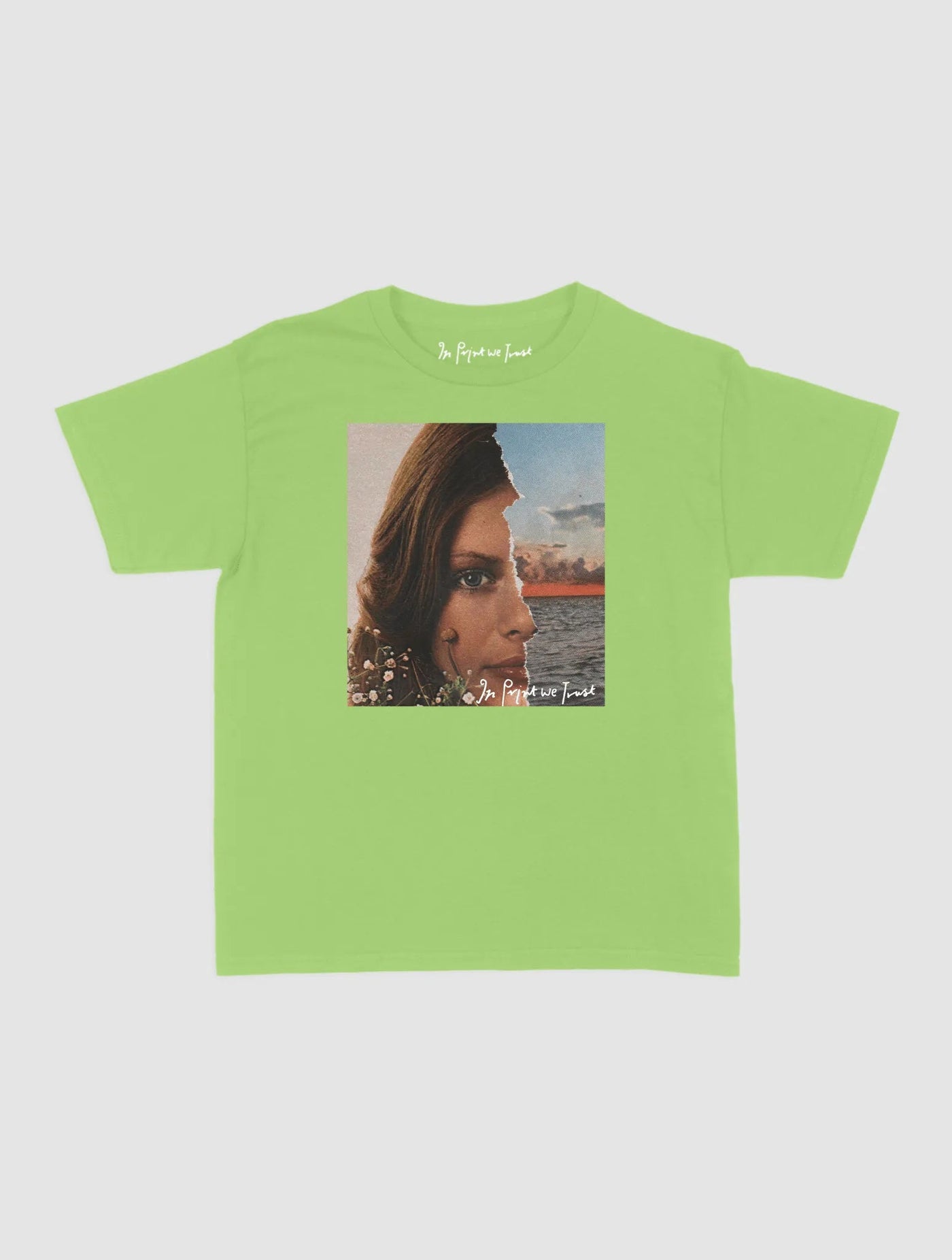 ocean eyes baby tee - In Print We Trust