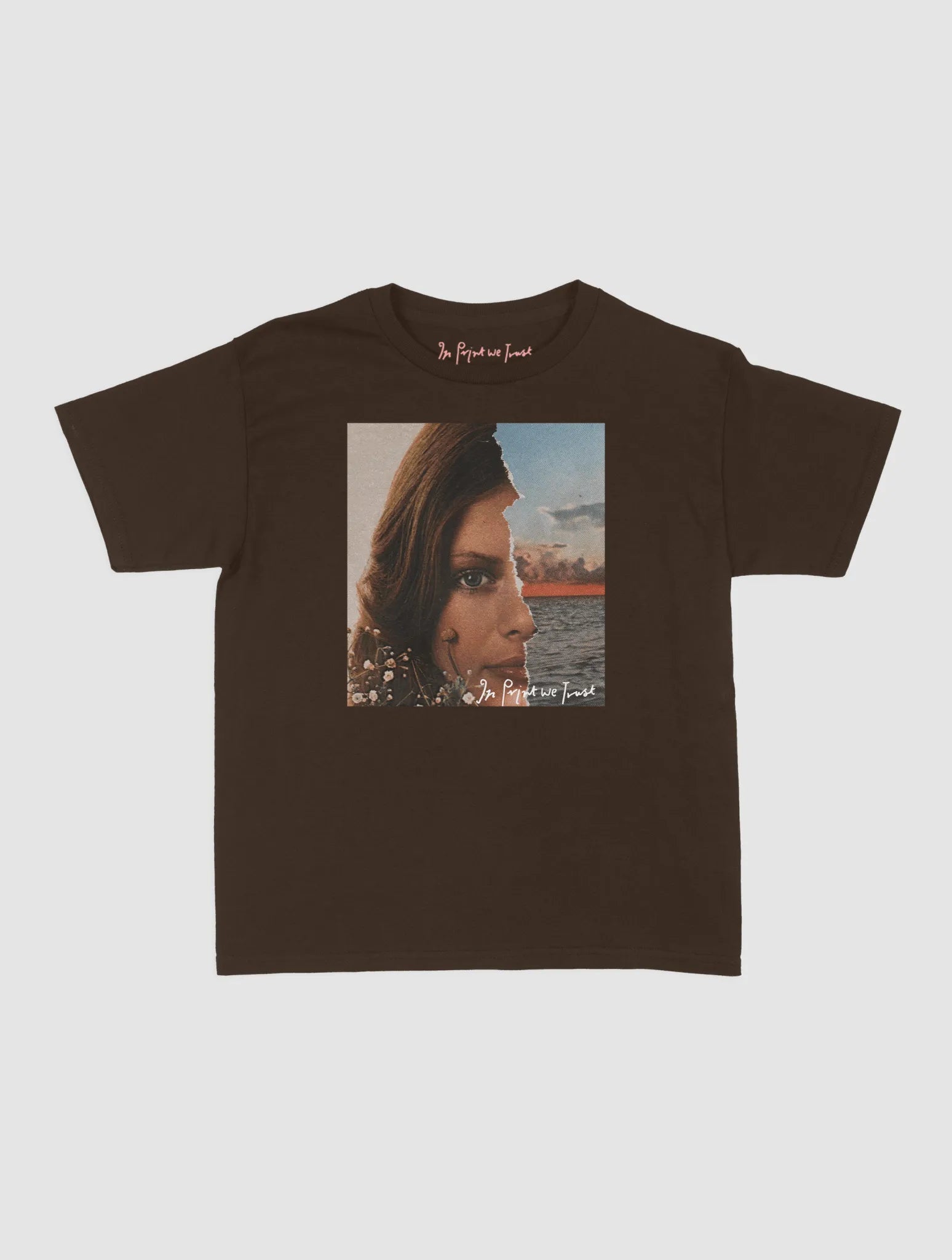 ocean eyes baby tee - In Print We Trust