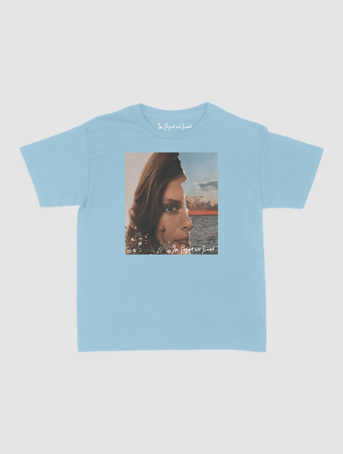 ocean eyes baby tee - In Print We Trust