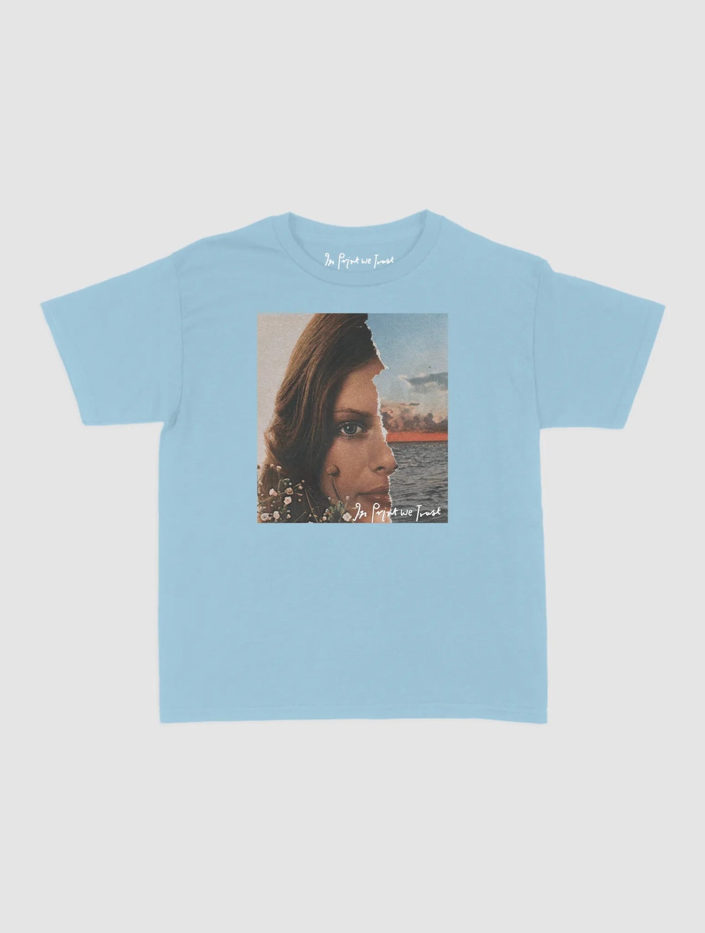 ocean eyes baby tee - In Print We Trust